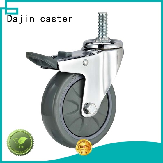 Dajin caster capacity furniture swivel casters stem fro rack