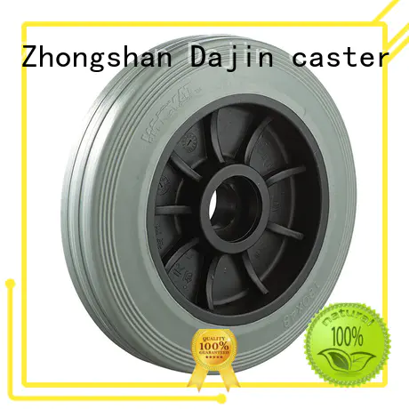 Dajin caster heavy duty adjustable casters cheapest factory price for trolley