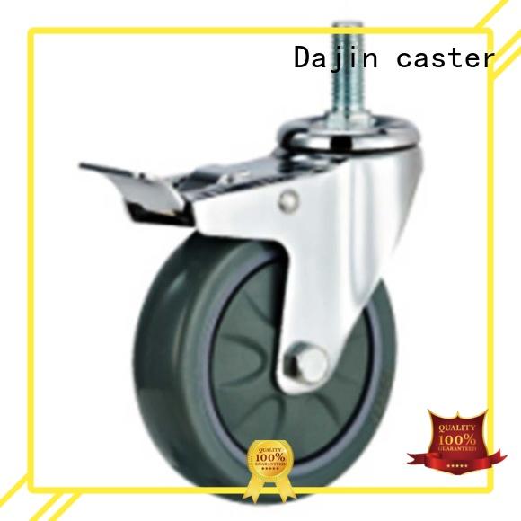 Dajin caster capacity 5 inch swivel casters non-marking fro rack