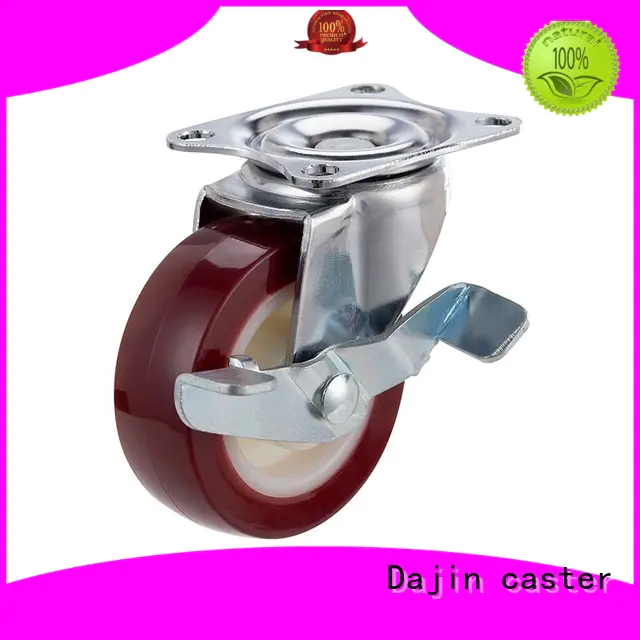 Dajin caster brake office chair casters brake light