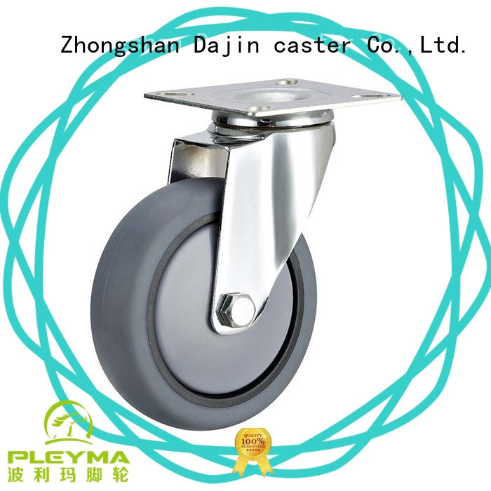 Dajin caster plastic 4 inch swivel caster wheels thread trolleys