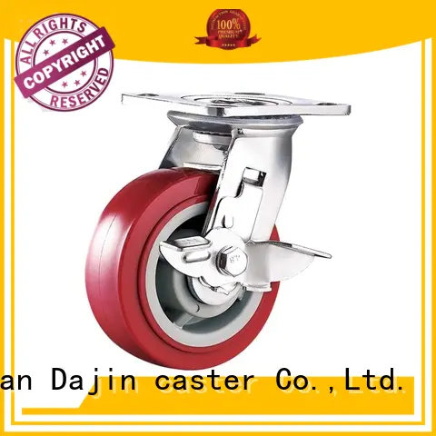 Hot ball heavy duty casters double truck Dajin caster Brand