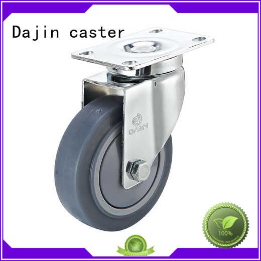 5 inch non-marking swivel caster TPR wheel