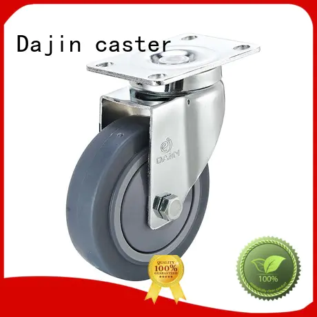 Hot duty medium duty caster trolleys mediumlight Dajin caster Brand