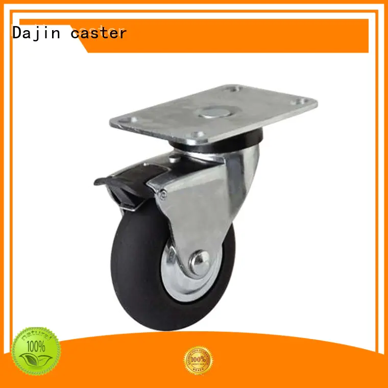 Dajin caster hi-elastic swivel casters hielastic for truck