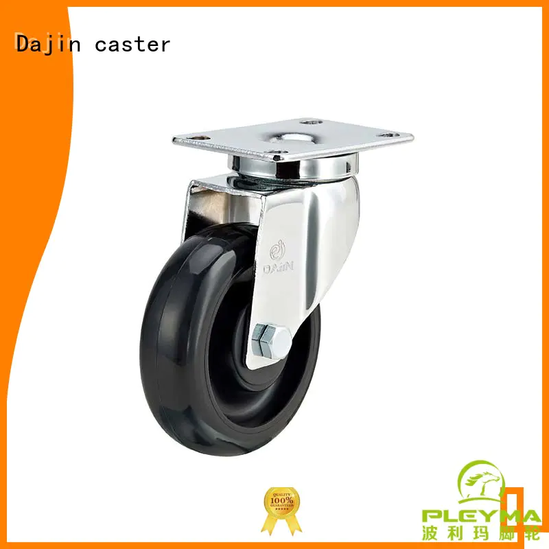 stem anti static wheels castors thread trolleys Dajin caster