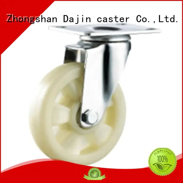 double medium duty caster nonmarking Dajin caster company