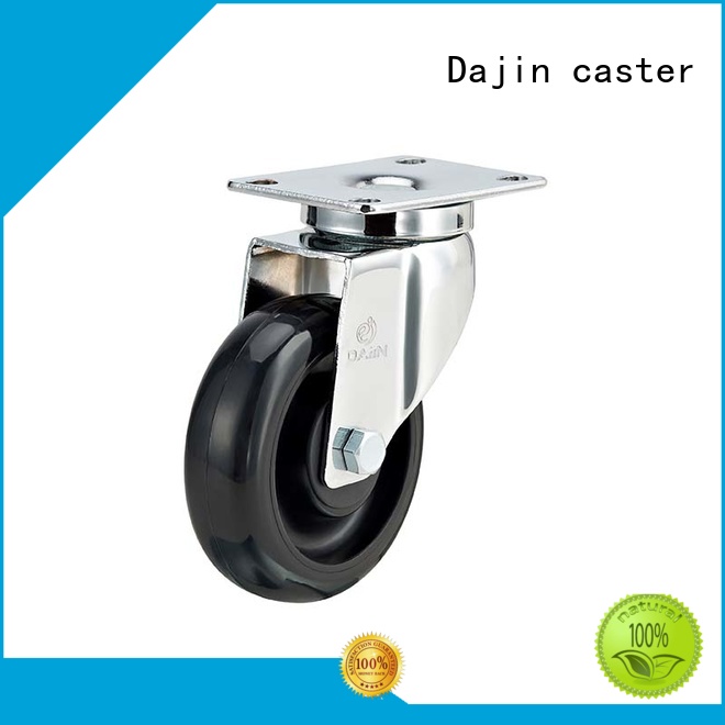 Dajin caster black anti-static caster non marking precision equipment