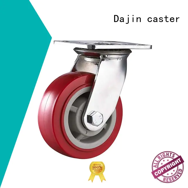 Dajin caster popular heavy duty caster metal brake
