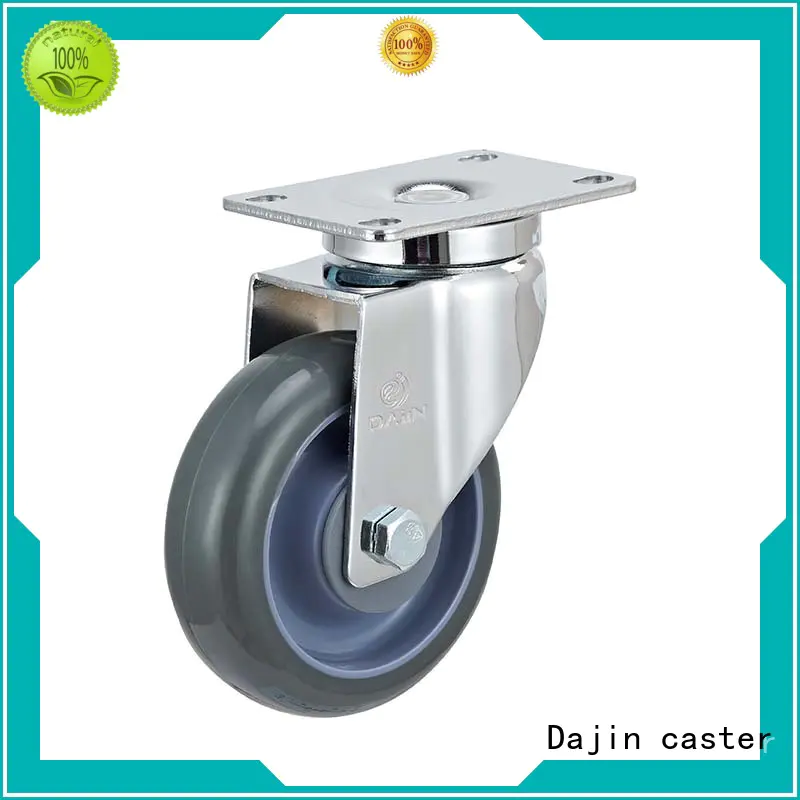 institutional 3 swivel caster plastic carts for trolleys