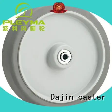 Dajin caster noiseless heavy duty adjustable casters cost-efficient for airport