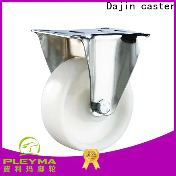 Dajin caster plastic light duty castors plate wholesale