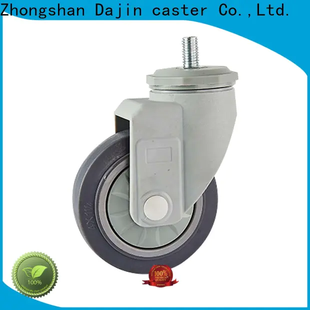 Dajin caster rubber casters custom service for-dollies