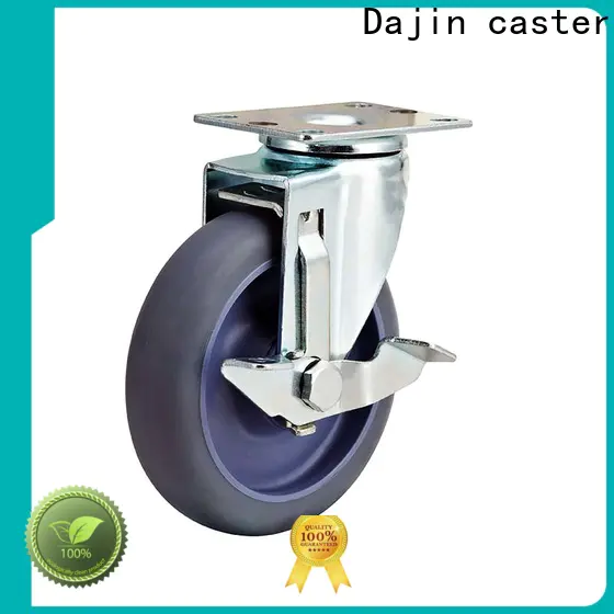 Dajin caster trolley casters bulk production for trolley