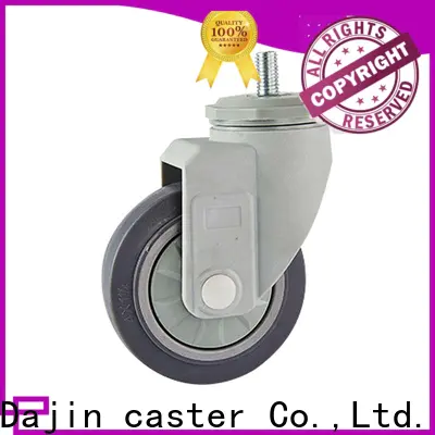 non-marking plastic caster wheels fork metal-brake