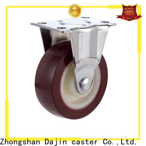 Dajin caster plastic light duty castors brake for sale