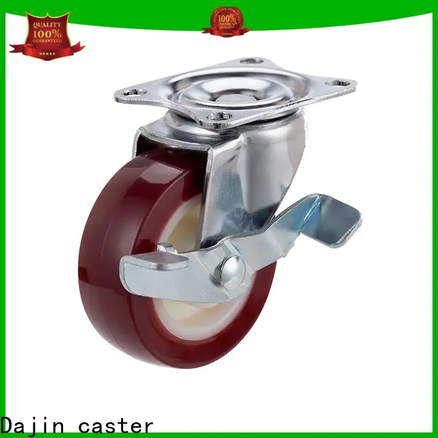Dajin caster light duty castors brake for sale