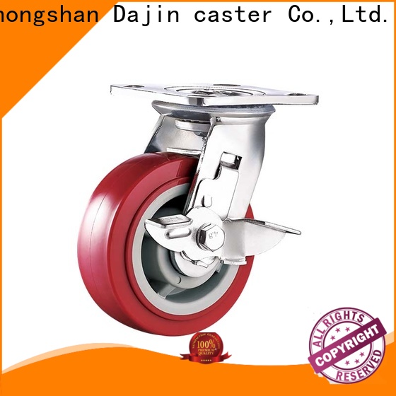Dajin caster duty 5 inch heavy duty casters nylon for machine