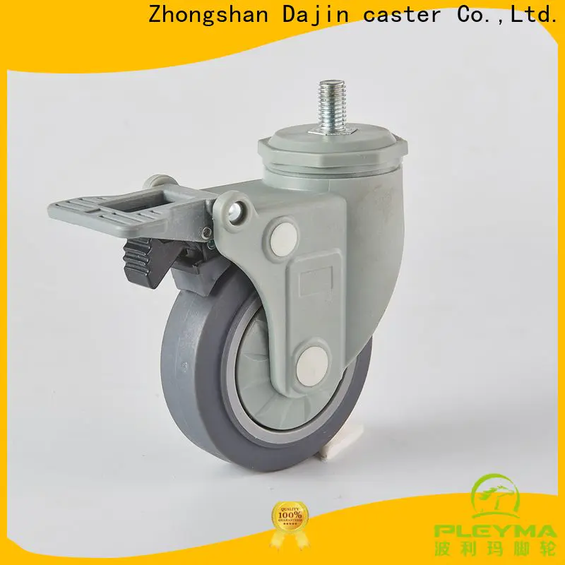 Dajin caster plastic caster wheels trolleys double ball