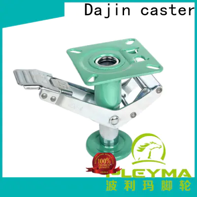 Dajin caster caster floor lock low cost pu