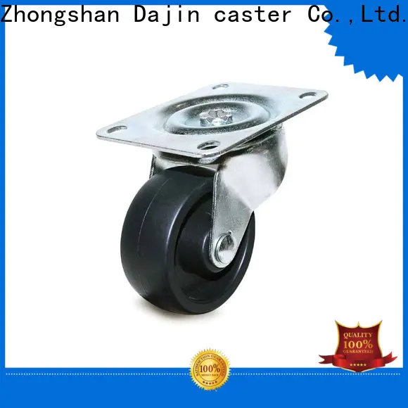 Dajin caster plastic light duty castors brake wholesale