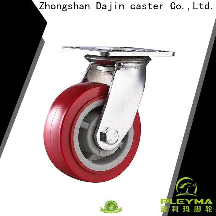 Dajin caster smooth-rolling 4 heavy duty swivel casters total for machine