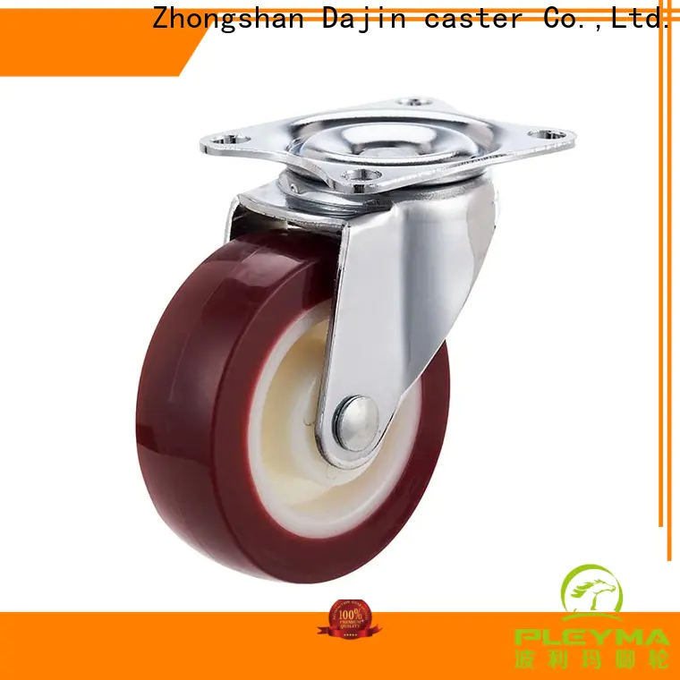 Dajin caster pp pu caster wheel swivel for wholesale