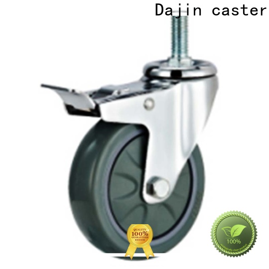Dajin caster light duty medium duty caster non-marking for dollies