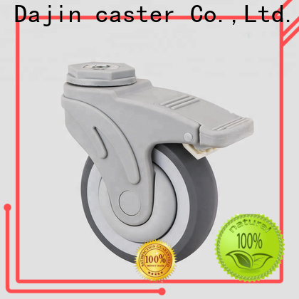 Dajin caster most-favorable heavy duty steel casters low cost for medical bed