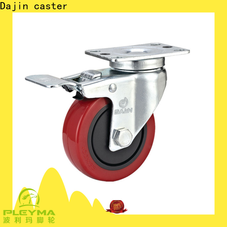 economic medium duty caster wheels brake fro rack