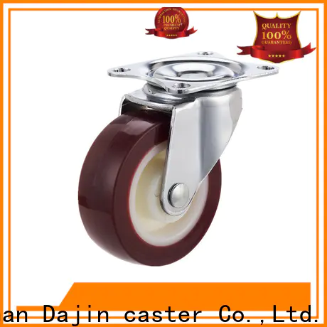 Dajin caster carts pu caster wheel rubber for car