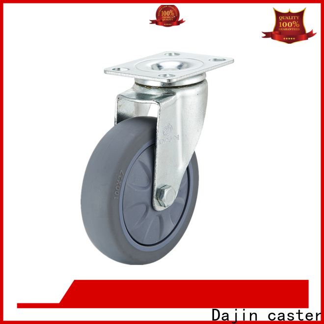 Dajin caster hot-sale medium duty caster wheels stem for dollies