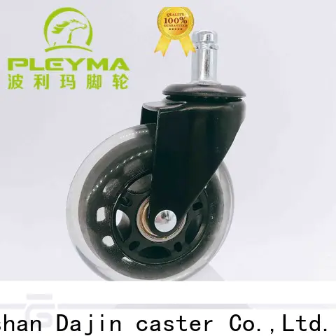 Dajin caster transparent rollerblade caster wheels roller for wholesale
