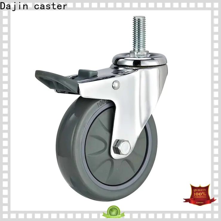 Dajin caster rigid medium duty swivel casters for trolleys