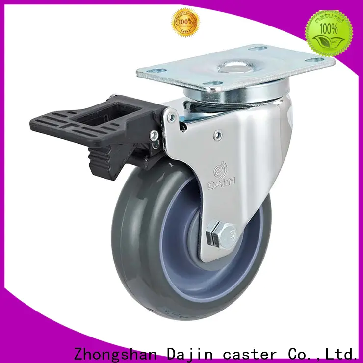 pp small swivel caster wheels non-marking fro rack