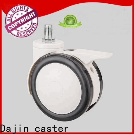 Dajin caster popular low profile furniture casters durable for equipment