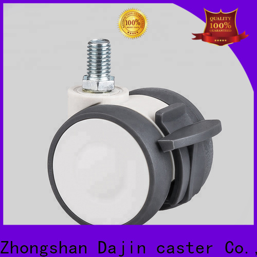 Dajin caster most-favorable stainless steel casters heavy duty top brand for medical bed