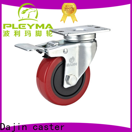 Dajin caster 3 inch swivel casters non-marking for dollies
