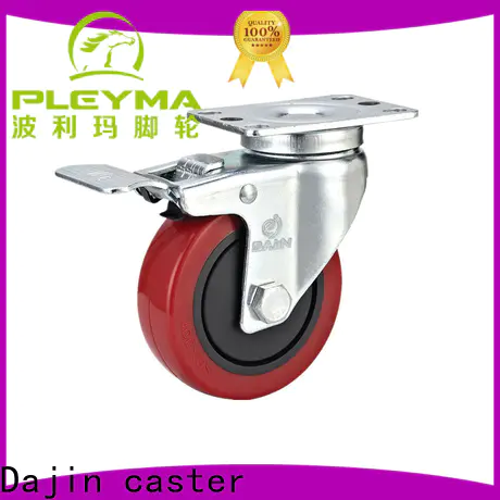 Dajin caster 3 inch swivel casters non-marking for dollies