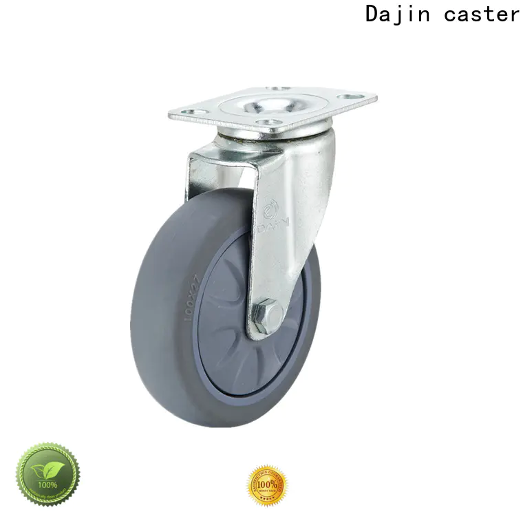 Dajin caster economic small swivel caster wheels polyurethane for trolleys