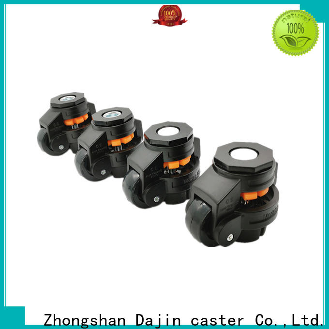 Dajin caster simple style self leveling casters wheel for wholesale