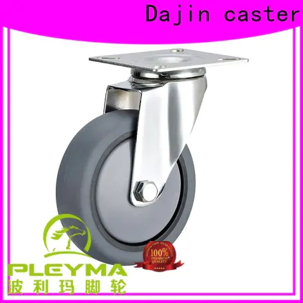 Dajin caster 2 swivel caster wheels brake for dollies