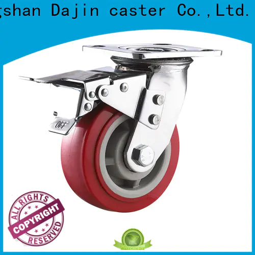 Dajin caster 5 inch heavy duty casters box for airport