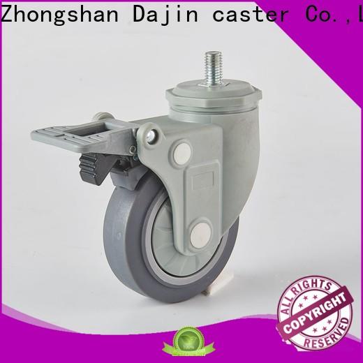high-duty rubber casters fork for-dollies