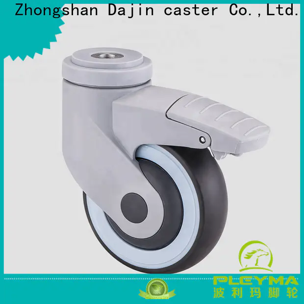 Dajin caster factory-priced threaded casters durable for dolly
