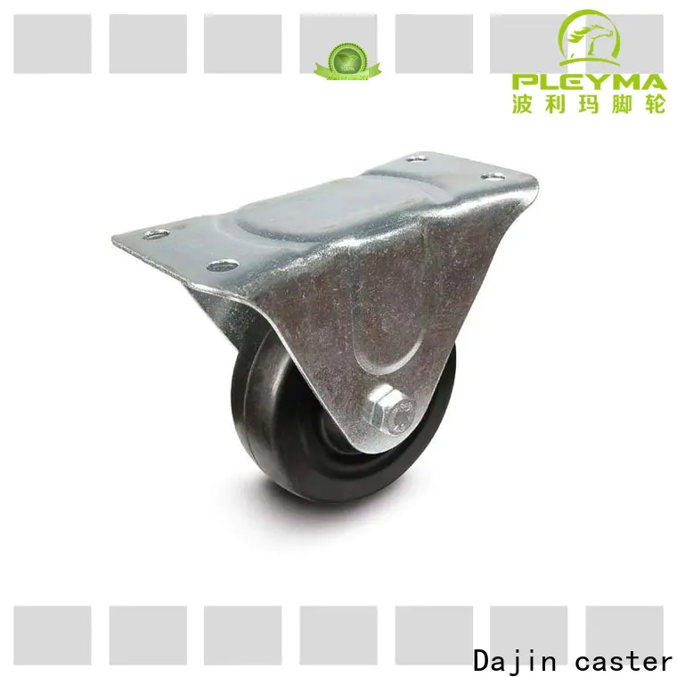 Dajin caster pu caster wheel double side for wholesale