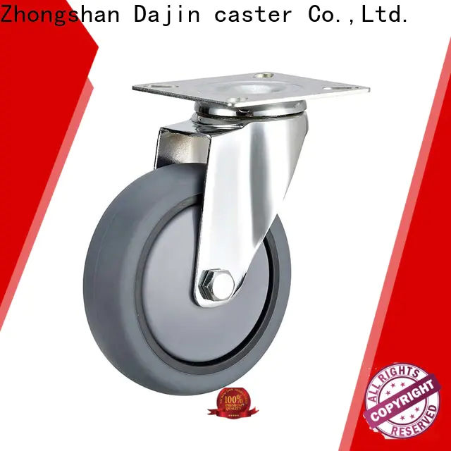 Dajin caster 5 inch swivel caster with brake caster for trolleys