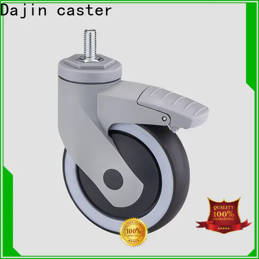Dajin caster low profile heavy duty casters top brand for vehicle