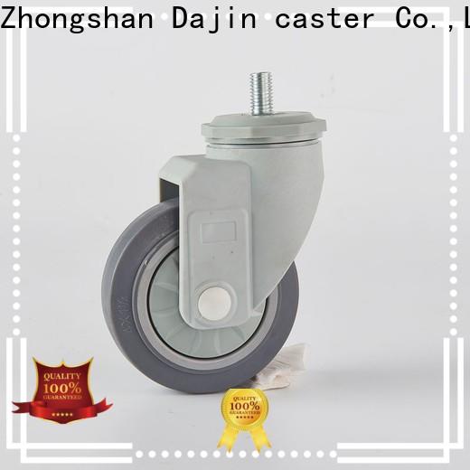 Dajin caster hot-sale metal swivel caster wheels top brand for medical bed