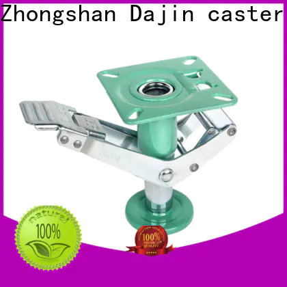 Dajin caster furniture caster floor lock low cost transparent